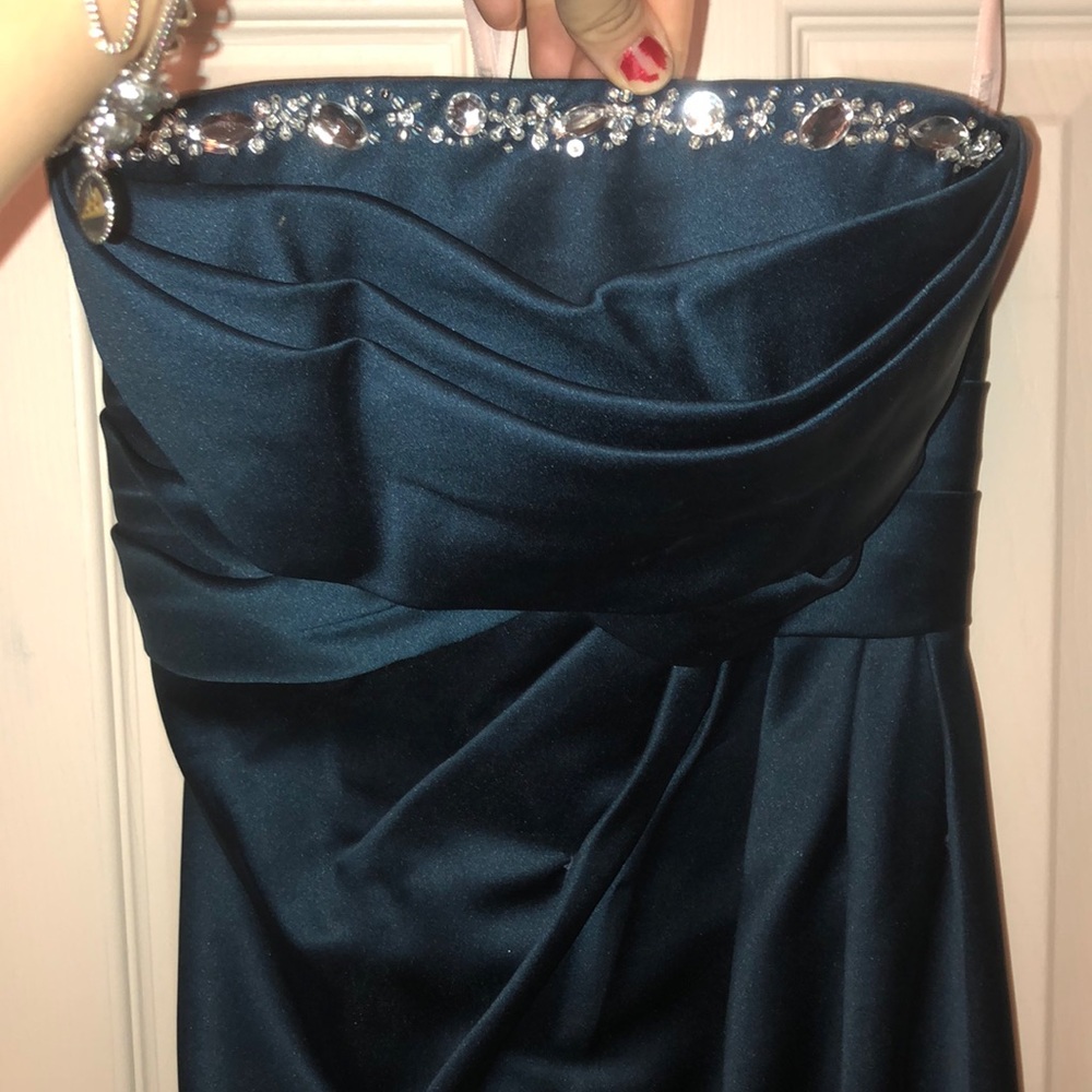 Teal formal dress